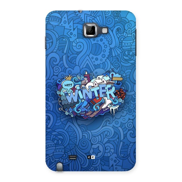 Happy Winter Back Case for Galaxy Note