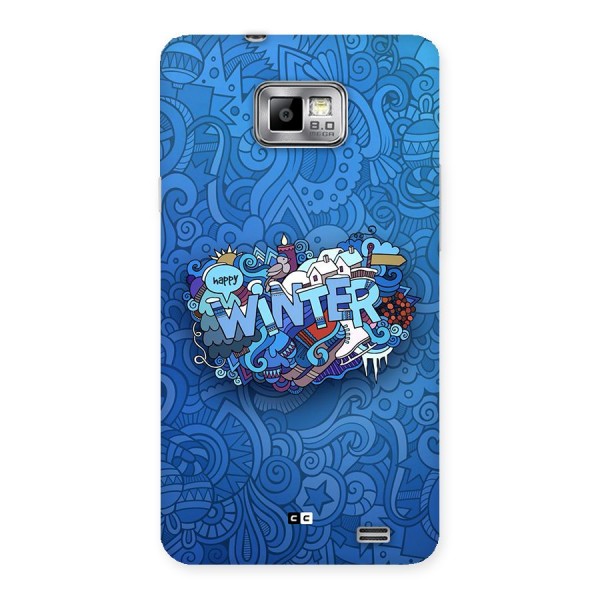 Happy Winter Back Case for Galaxy S2