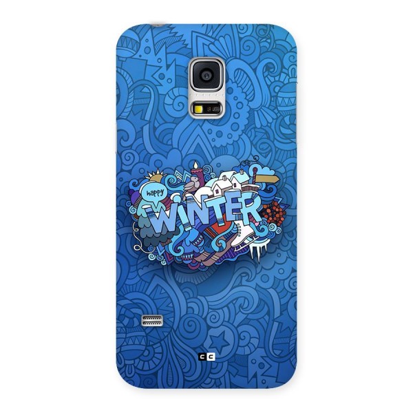 Happy Winter Back Case for Galaxy S5 Mini