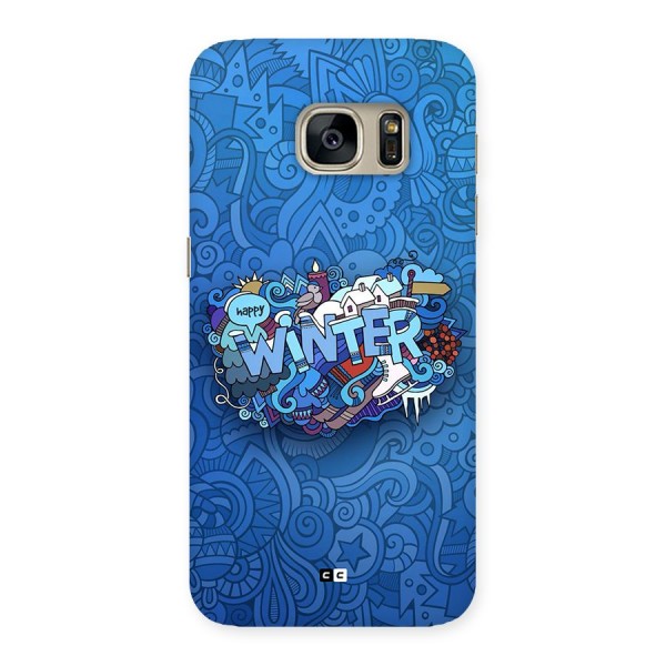 Happy Winter Back Case for Galaxy S7