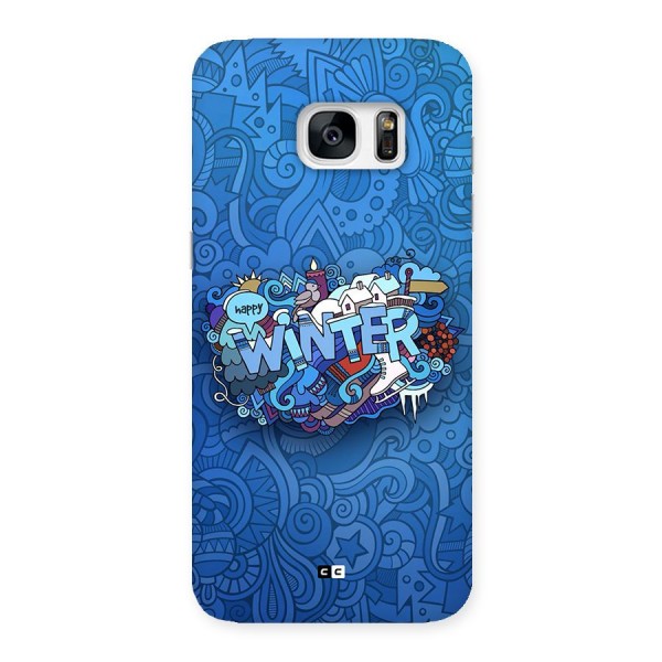 Happy Winter Back Case for Galaxy S7 Edge