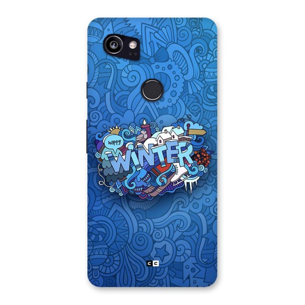 Happy Winter Back Case for Google Pixel 2 XL