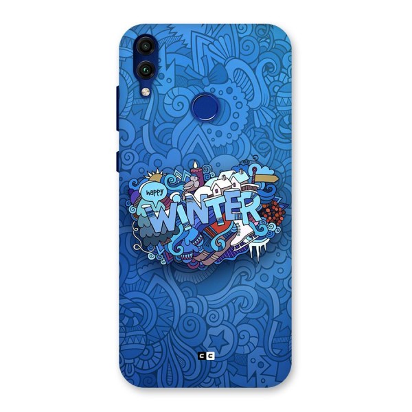 Happy Winter Back Case for Honor 8C