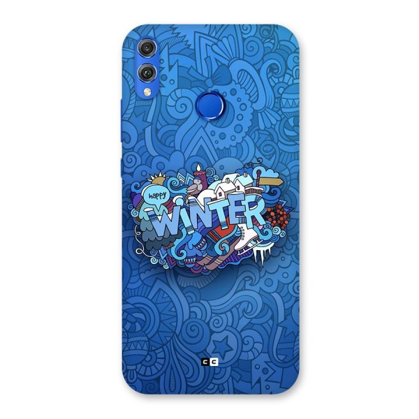 Happy Winter Back Case for Honor 8X