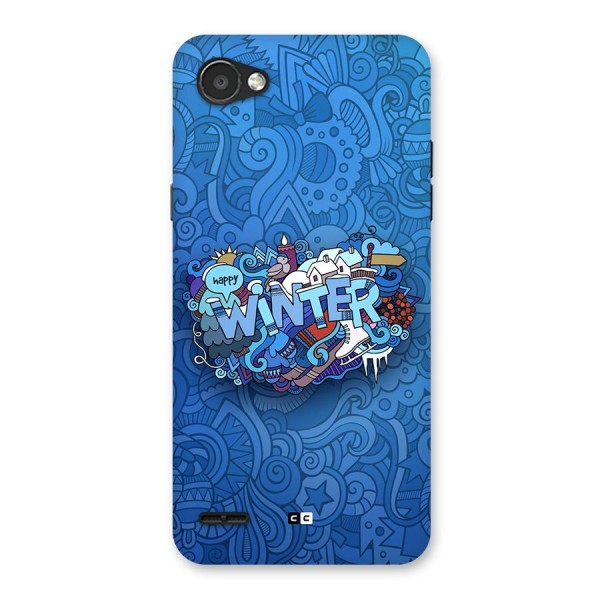 Happy Winter Back Case for LG Q6
