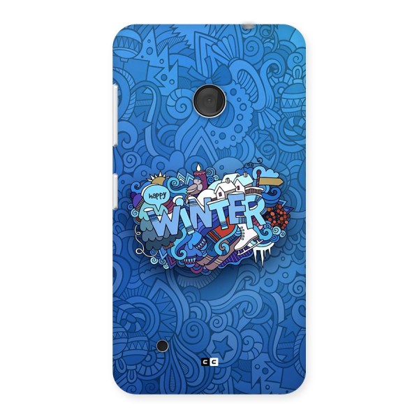 Happy Winter Back Case for Lumia 530