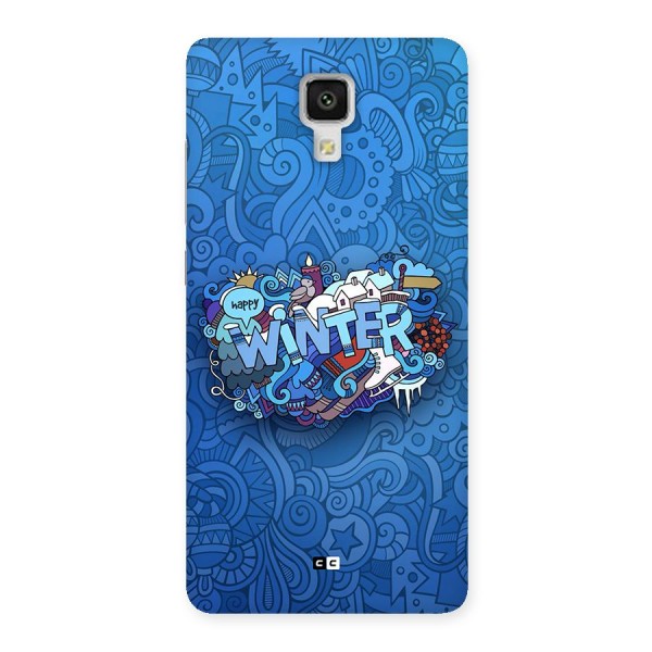 Happy Winter Back Case for Mi4