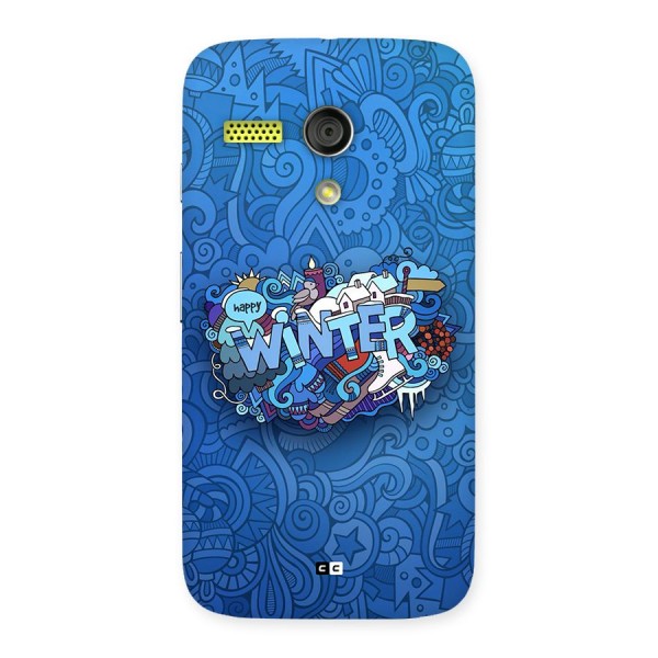 Happy Winter Back Case for Moto G