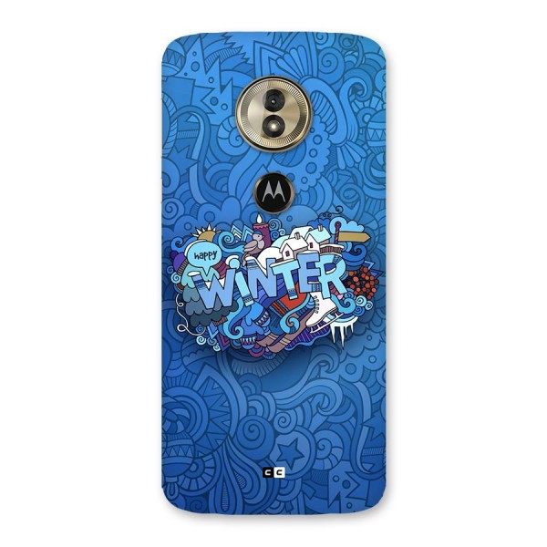 Happy Winter Back Case for Moto G6 Play