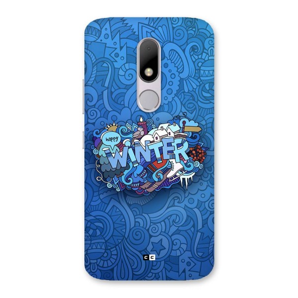 Happy Winter Back Case for Moto M