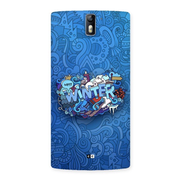 Happy Winter Back Case for OnePlus One