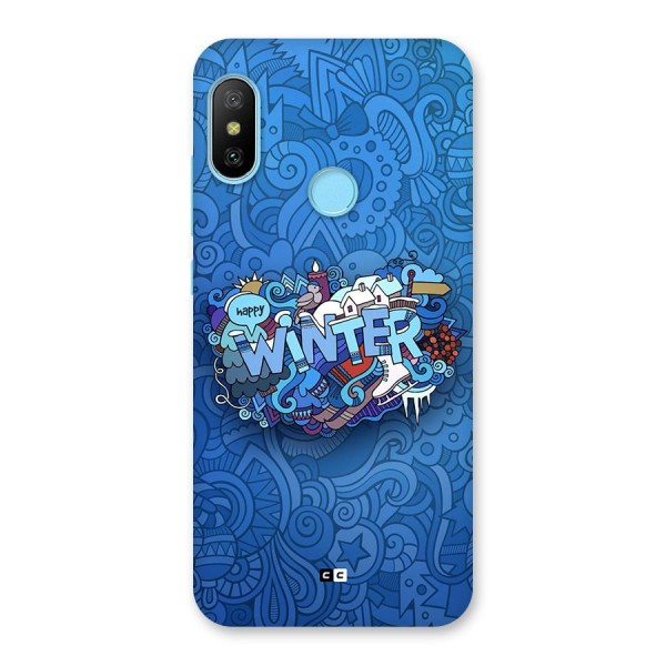 Happy Winter Back Case for Redmi 6 Pro