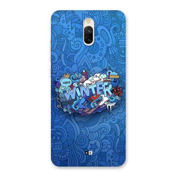 Happy Winter Back Case for Redmi 8A Dual