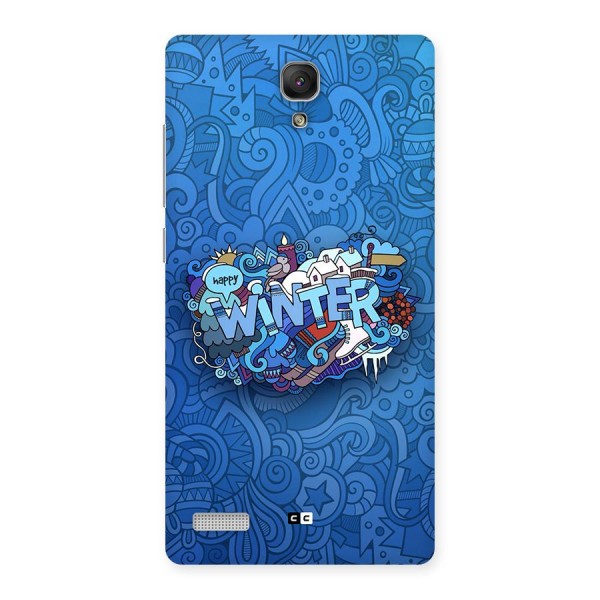 Happy Winter Back Case for Redmi Note