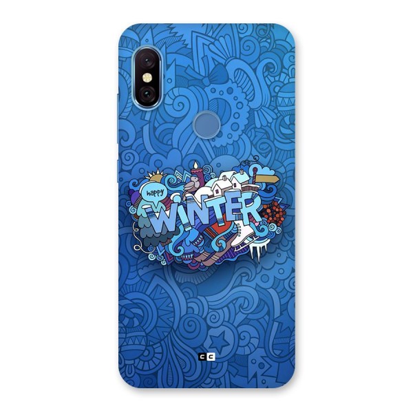 Happy Winter Back Case for Redmi Note 6 Pro