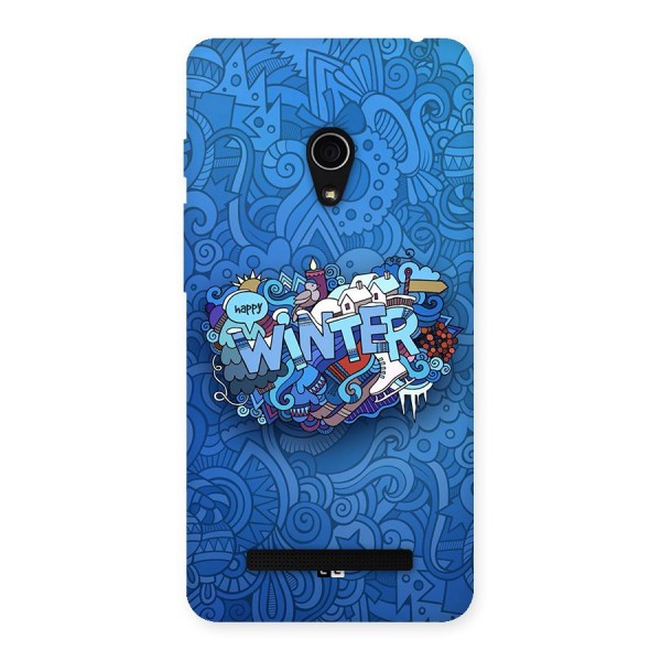 Happy Winter Back Case for Zenfone 5