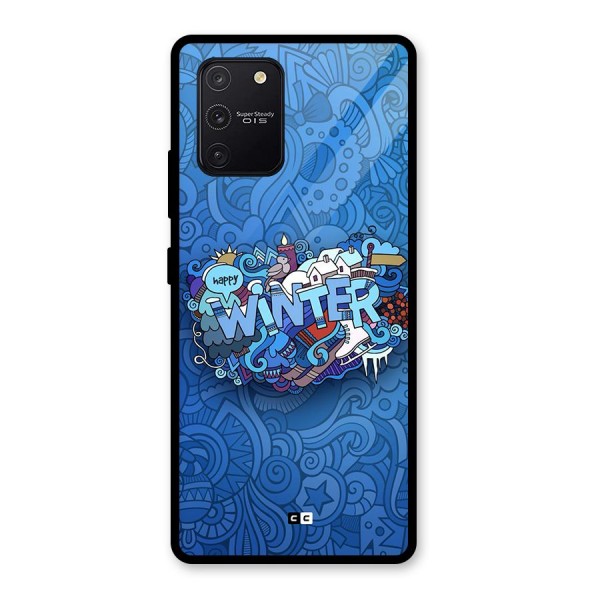 Happy Winter Glass Back Case for Galaxy S10 Lite