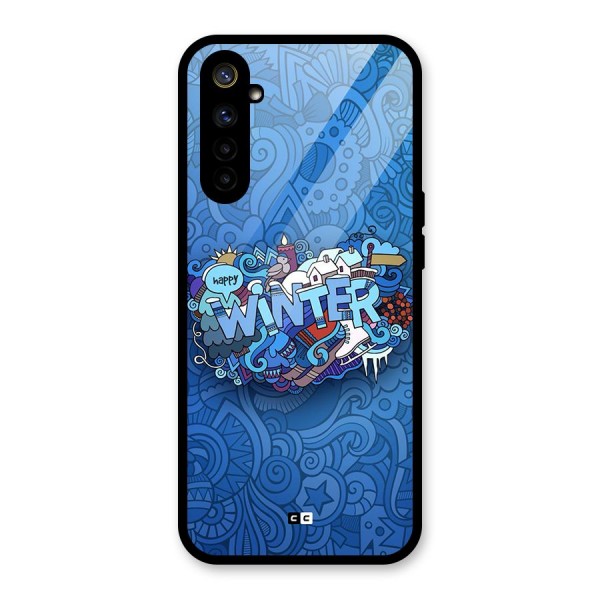 Happy Winter Glass Back Case for Realme 6