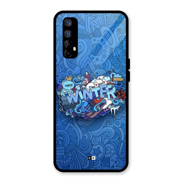 Happy Winter Glass Back Case for Realme 7