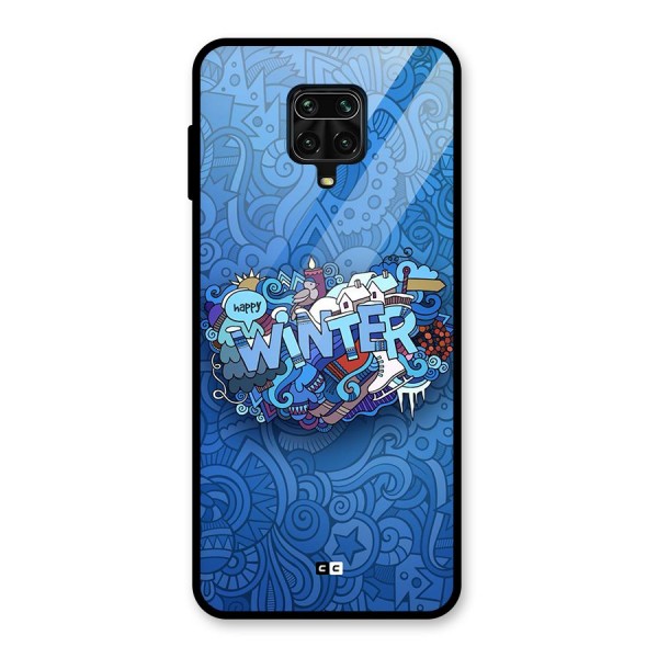 Happy Winter Glass Back Case for Redmi Note 10 Lite