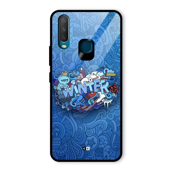 Happy Winter Glass Back Case for Vivo Y12