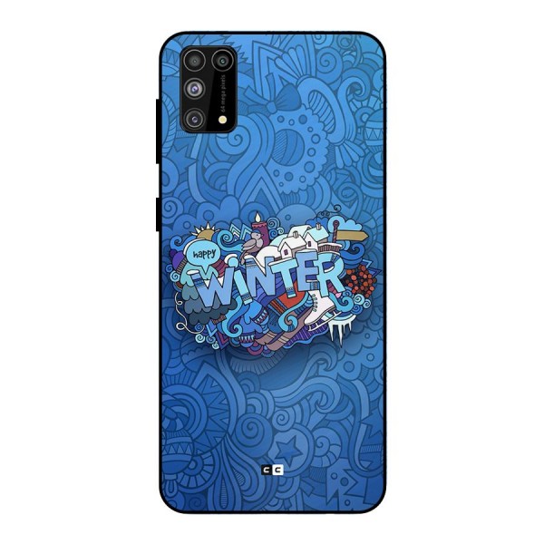 Happy Winter Metal Back Case for Galaxy M31