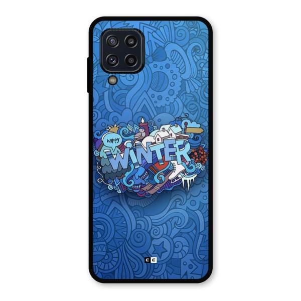 Happy Winter Metal Back Case for Galaxy M32