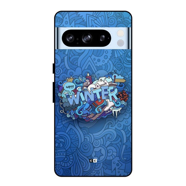 Happy Winter Metal Back Case for Google Pixel 8 Pro