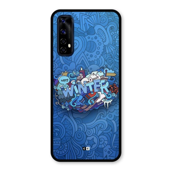 Happy Winter Metal Back Case for Realme Narzo 20 Pro