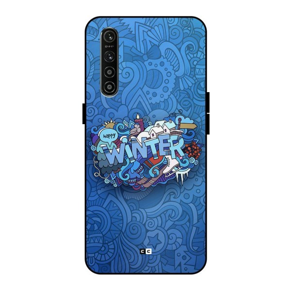 Happy Winter Metal Back Case for Realme XT