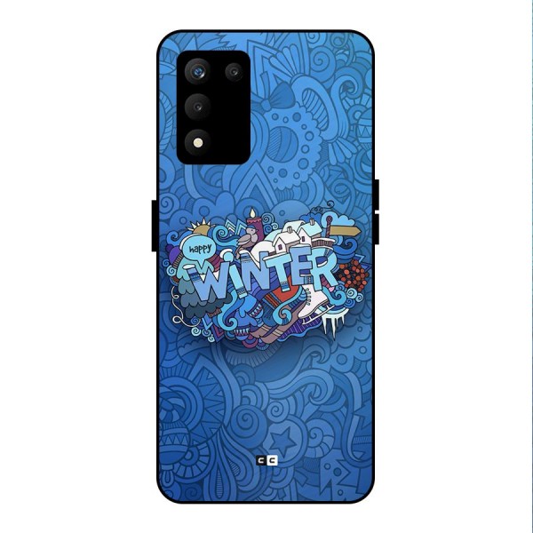 Happy Winter Metal Back Case for realme 9 5G SE