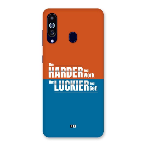 Hard Luck Back Case for Galaxy A60