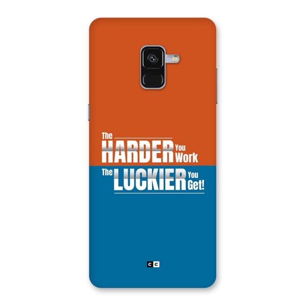 Hard Luck Back Case for Galaxy A8 Plus