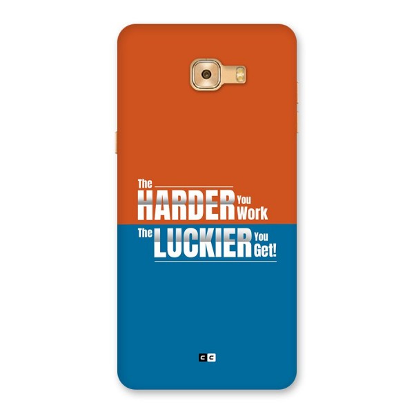 Hard Luck Back Case for Galaxy C9 Pro