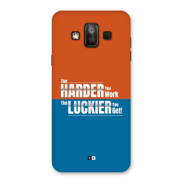 Hard Luck Back Case for Galaxy J7 Duo