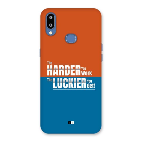 Hard Luck Back Case for Galaxy M01s