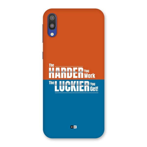 Hard Luck Back Case for Galaxy M10