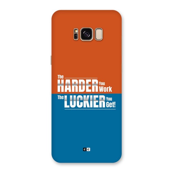 Hard Luck Back Case for Galaxy S8 Plus