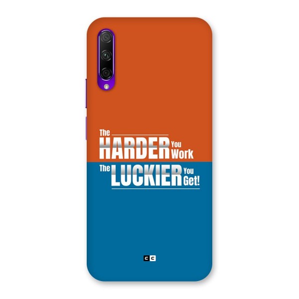 Hard Luck Back Case for Honor 9X Pro