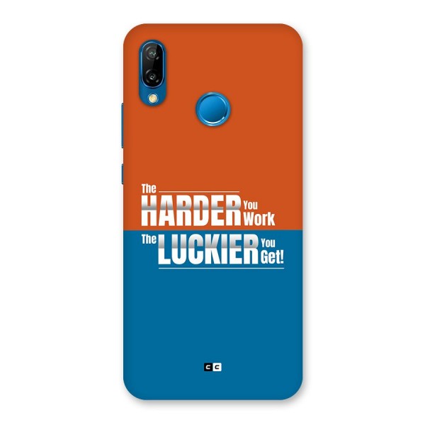 Hard Luck Back Case for Huawei P20 Lite