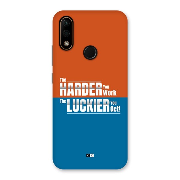 Hard Luck Back Case for Lenovo A6 Note