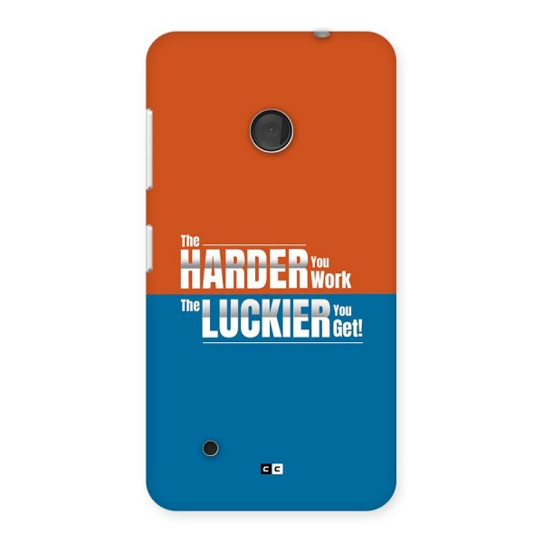 Hard Luck Back Case for Lumia 530