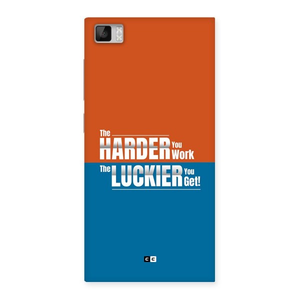 Hard Luck Back Case for Mi3