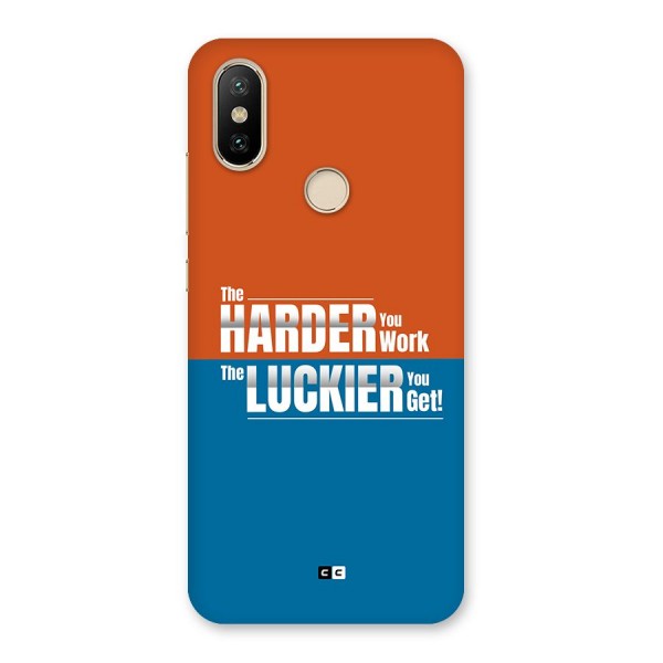 Hard Luck Back Case for Mi A2