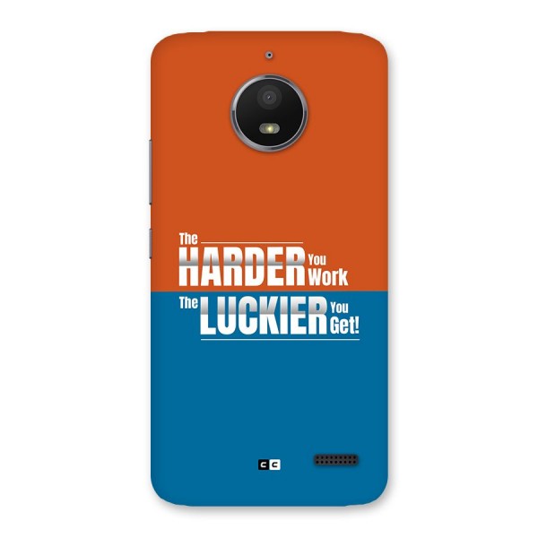 Hard Luck Back Case for Moto E4