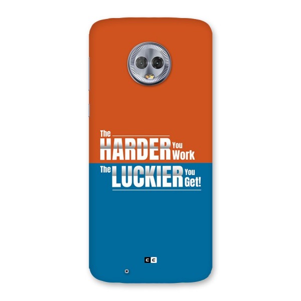 Hard Luck Back Case for Moto G6