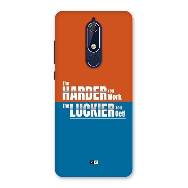 Hard Luck Back Case for Nokia 5.1