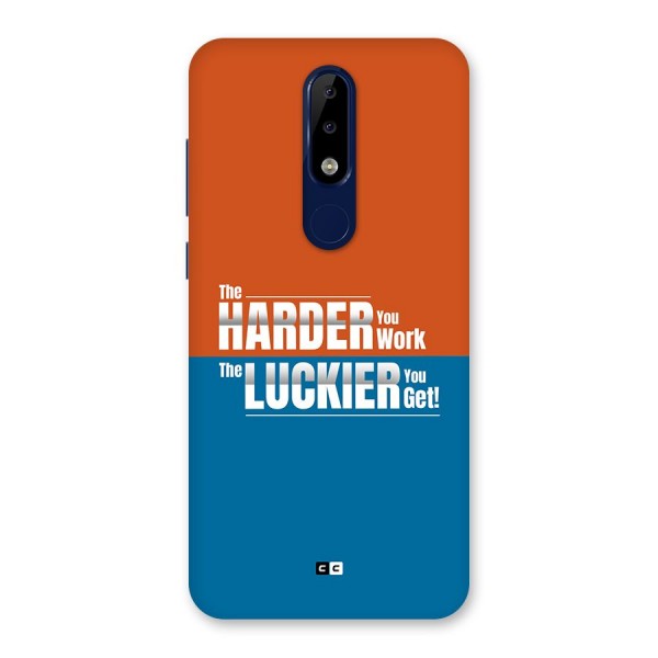 Hard Luck Back Case for Nokia 5.1 Plus