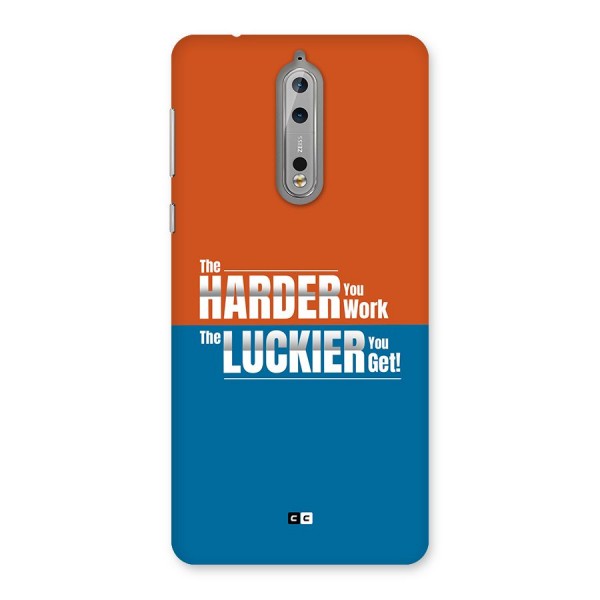 Hard Luck Back Case for Nokia 8