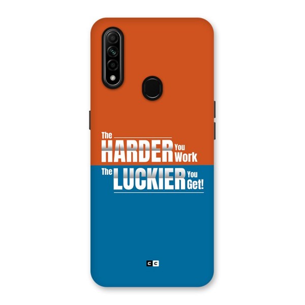 Hard Luck Back Case for Oppo A31